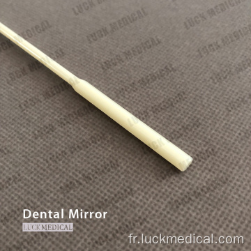 Utilisation endodontique miroir oral jetable